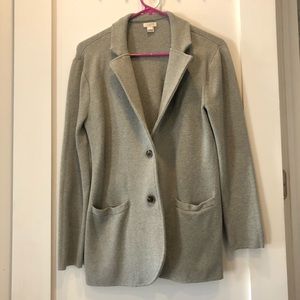 J CREW gray blazer/ jacket